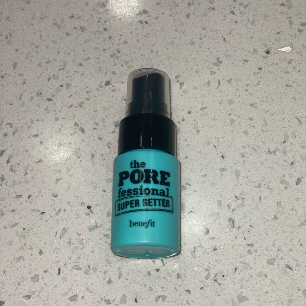 Benefit Blue Setting Spray for a Flawless Finish